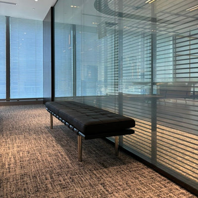 Barcelona Bench 3Seats L-size Black (Black Wood) / バルセロナベンチ 3シート Lサイズ ブラック（ブラックウッド） ミース・ファン・デル・ローエ