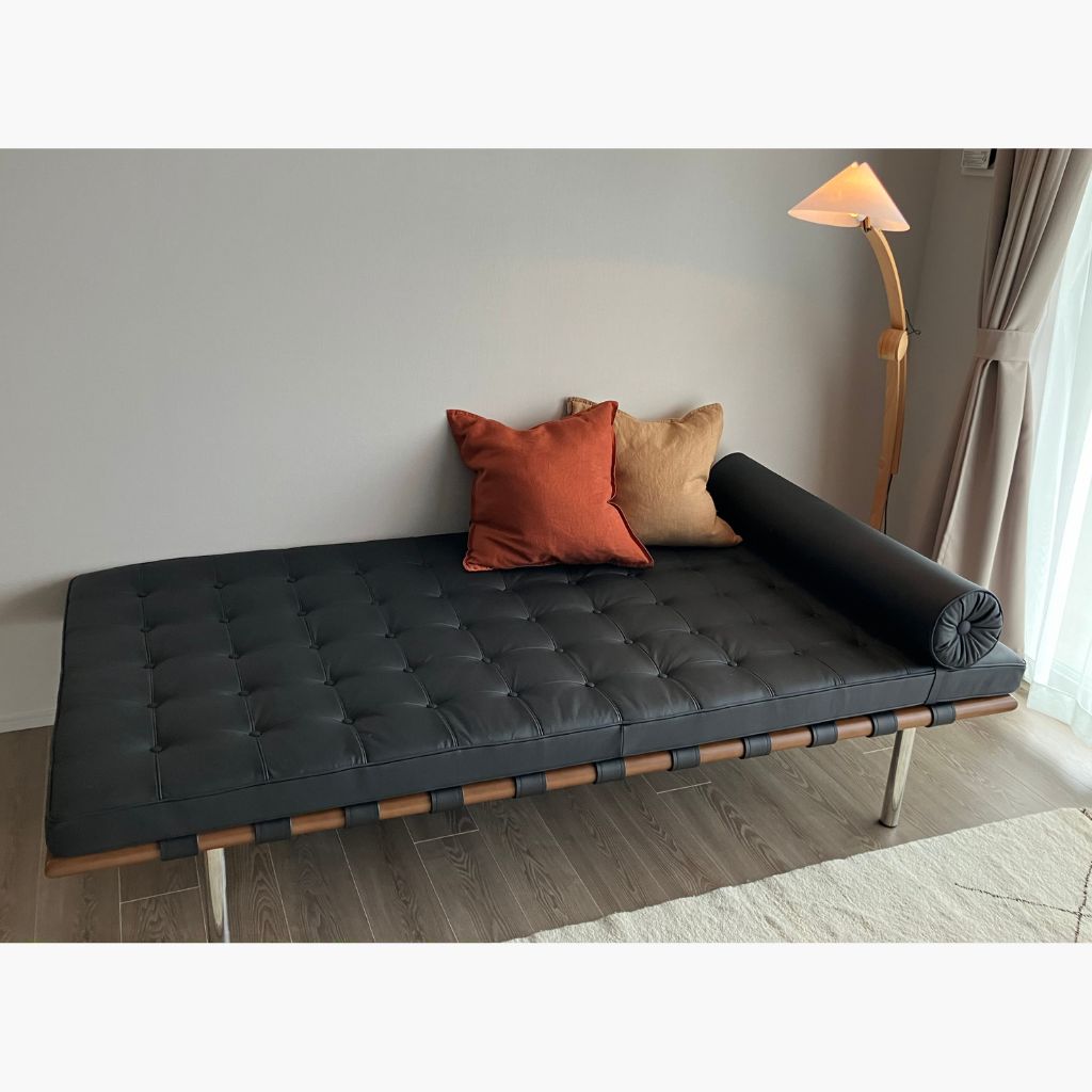 BARCELONA DAYBED Black / バルセロナデイベッド ブラック ミース・ファン・デル・ローエ – KuHoN