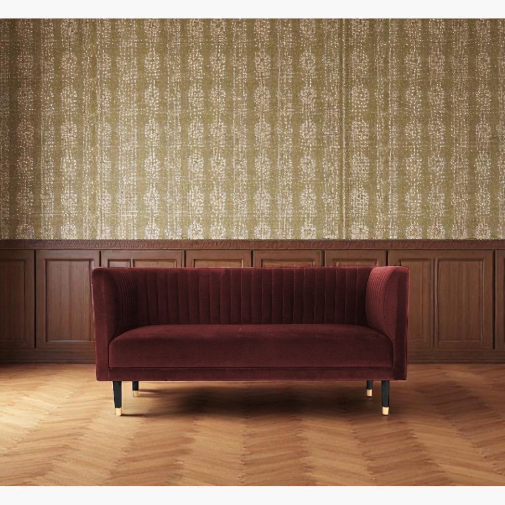 Nolan Sofa Burgundy KEBE / ノーランソファ バーガンディー色 ケベ