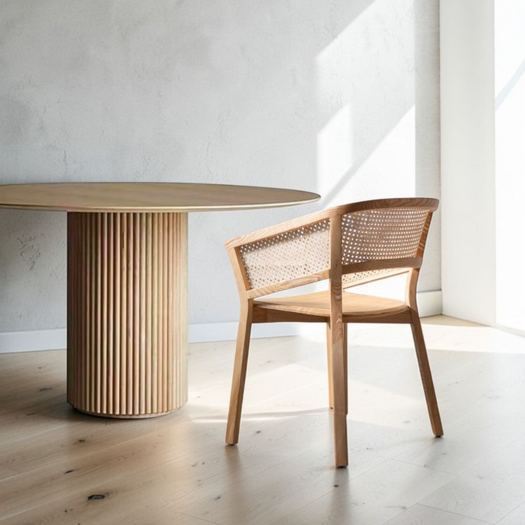Bucket Rattan Chair Natural / バケットラタンチェア ナチュラル – KuHoN