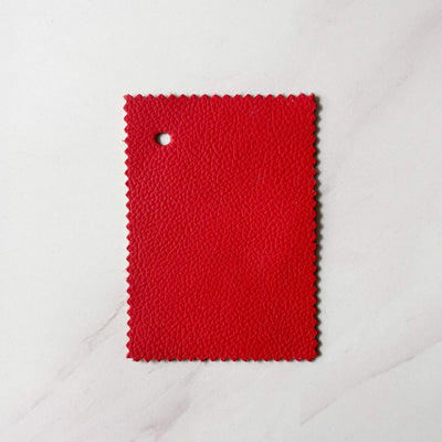 Leather Sample Red / 本革レザー サンプル レッド