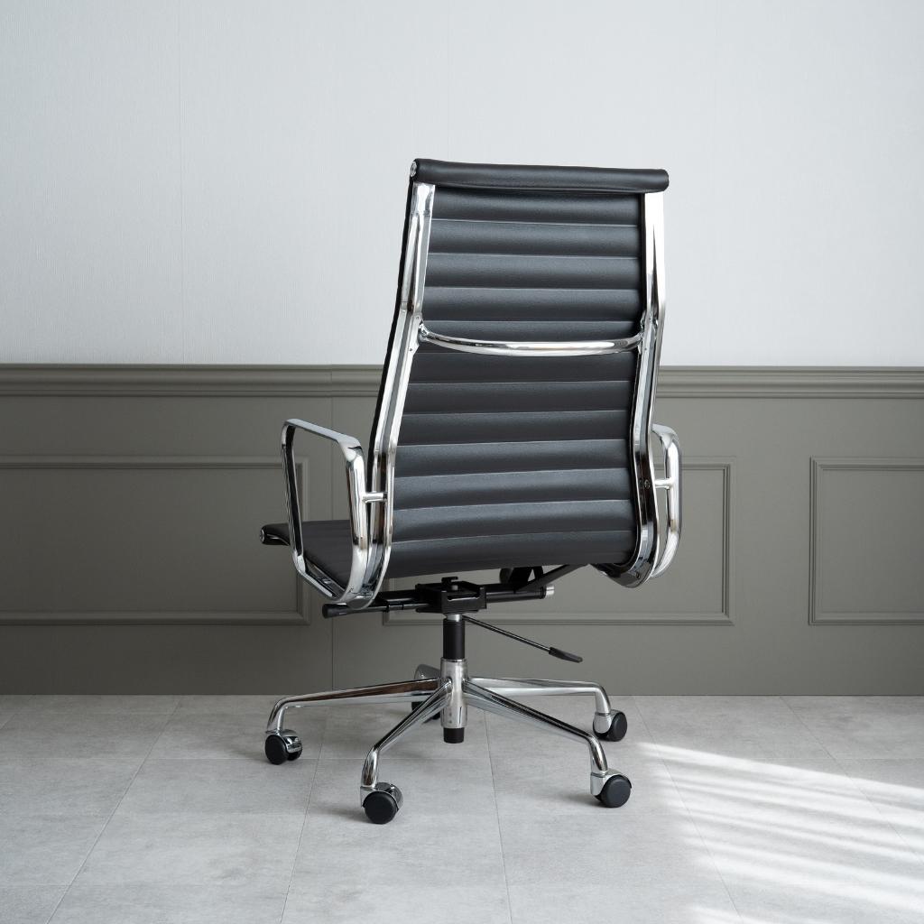 Executive flat chair high / エグゼクティブ フラットチェア ハイ 鏡面仕上げ アルミナムチェア
