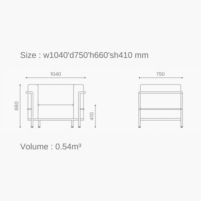 LC3 1 SEAT SOFA (ORIGINAL) / LC3 シングルソファ