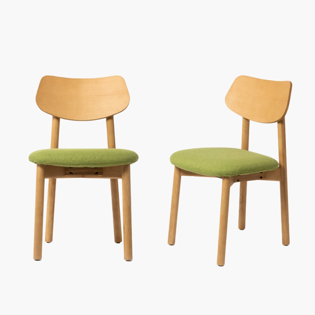 BELL CHAIR NATURAL 2pcs / ベル チェア ナチュラル 2脚セット 全4色 NC1
