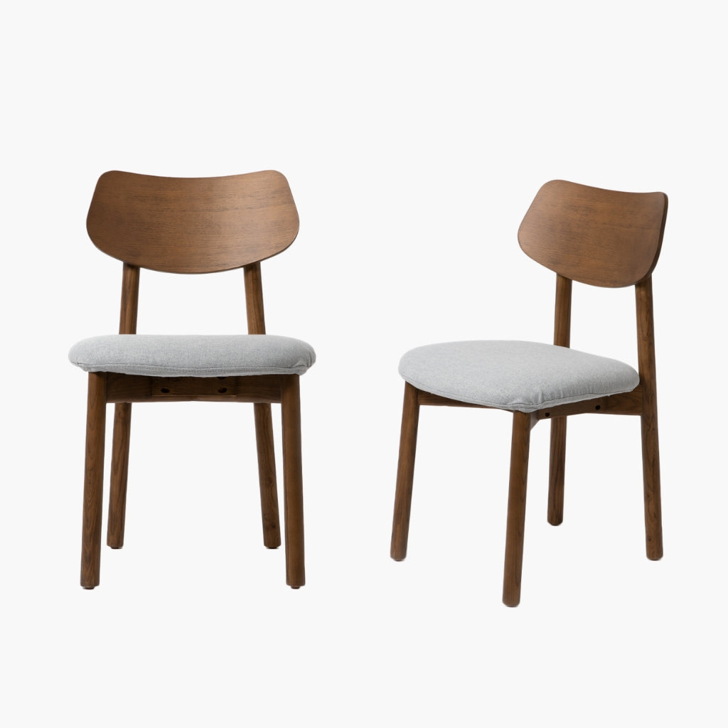 BELL CHAIR BROWN 2pcs / ベル チェア ブラウン 2脚セット 全4色 NC1