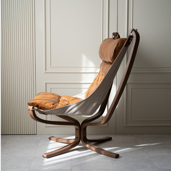Falcon Chair Wood Frame Oil-Leather Set / ファルコンチェア Falcon Chair Wood Frame Oil-Leather Set / ファルコンチェア