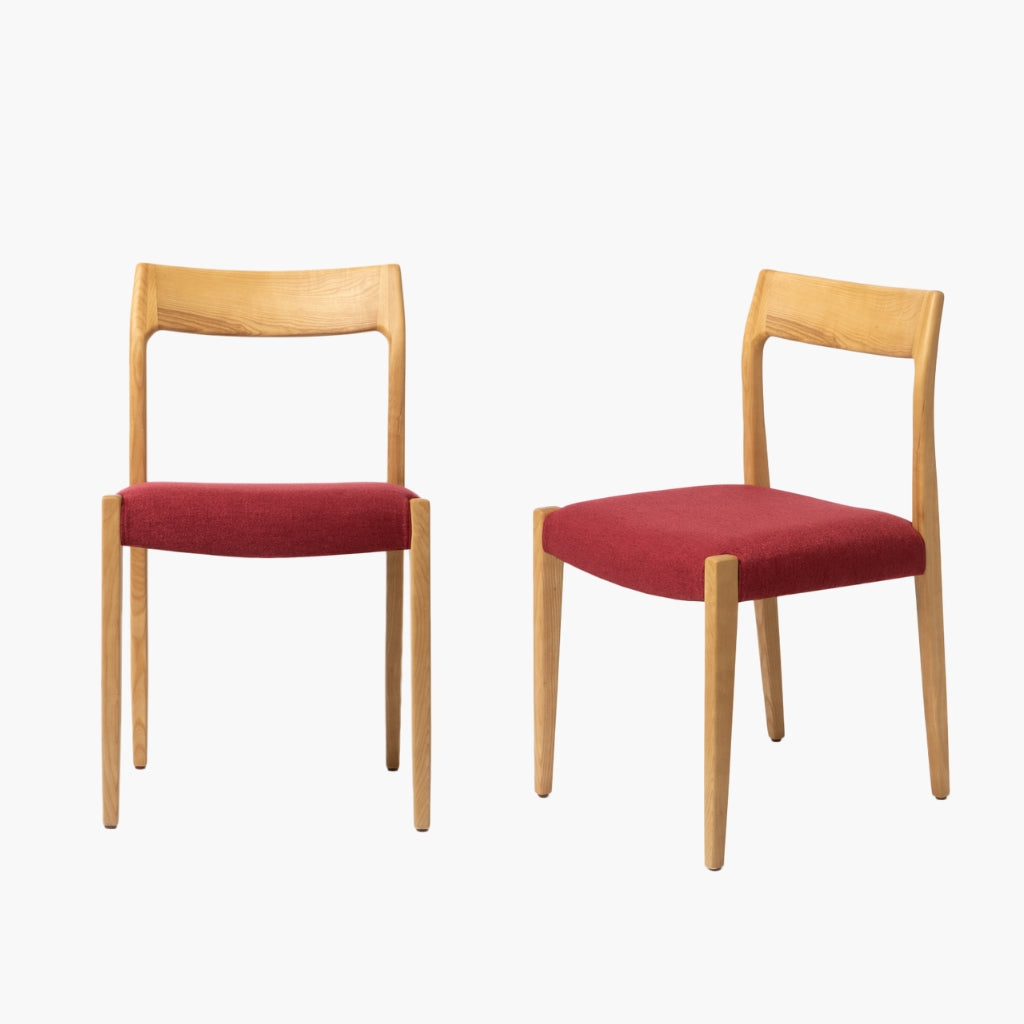 CARRET CHAIR NATURAL 2pcs / カレット チェア ナチュラル 2脚セット 全4色 NC1