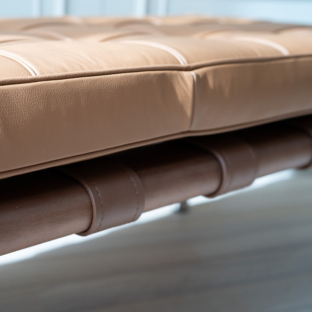 【Outlet】Barcelona Bench 2seat M-size Brown / 【アウトレット】バルセロナベンチ Mサイズ ブラウン ミース・ファン・デル・ローエ
