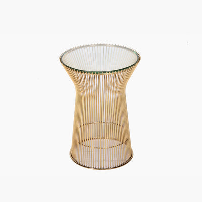 Platner Side Table Glass Gold / プラットナーサイドテーブル ガラス ゴールド ウォーレン プラットナー